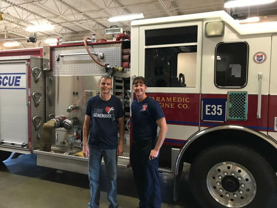 John with Firefighter